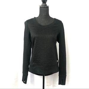 VSX Sport black open back sweatshirt
